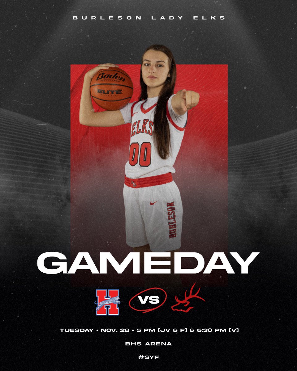 🚨GAMEDAY🚨

‼️✨DISTRICT HOME OPENER✨‼️ 

⏰ Varsity: 6:30
⏰ JV/Fresh: 5:00
📍 BHS
🆚 Midlothian Heritage 

Come support your favorite Lady Elks!

#SYF