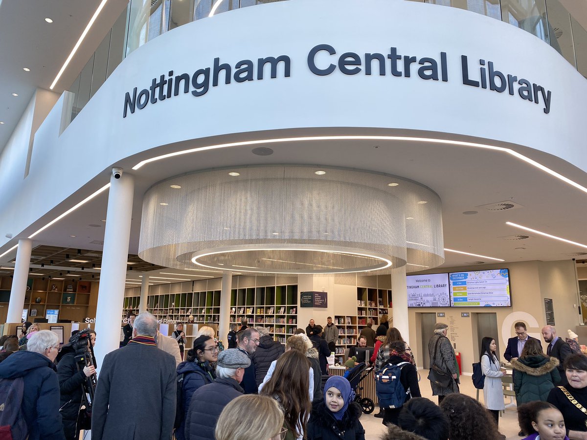 What a wonderful experience for our children to be invited to open the new Nottingham Library with the @LordMayorNottm. Thank you so much @MyNottingham for the gift of books for school. We are so excited to start bringing our children to this incredible library. @TransformTrust