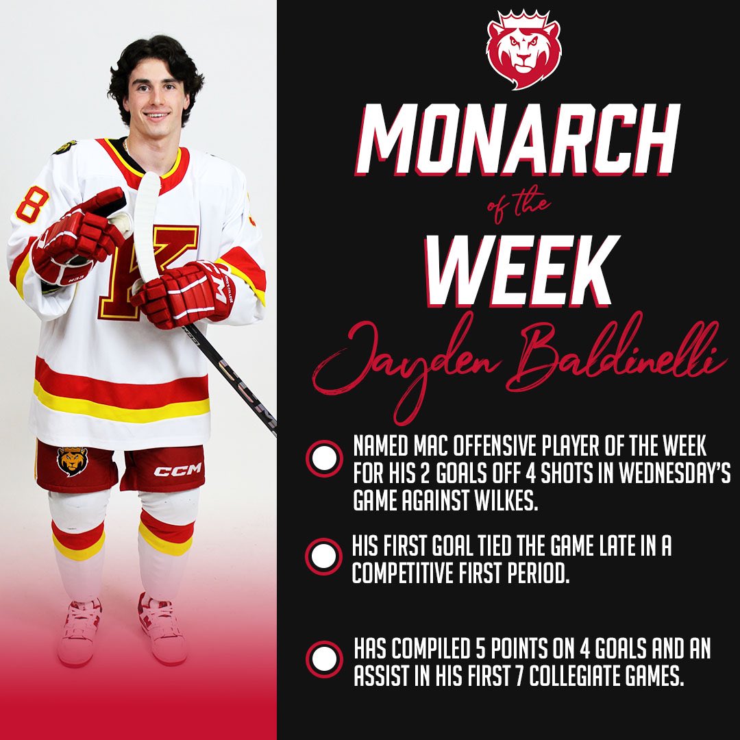 MOTW | HOW BOUT THOSE FIRST YEARS SHOWING OUT?!

Congrats to Jake Karnish and Jayden Baldinelli for earning MONARCHS OF THE WEEK! The first year duo coming up big for their teams in our short week!

#MonarchNation // #EarnTheCrown