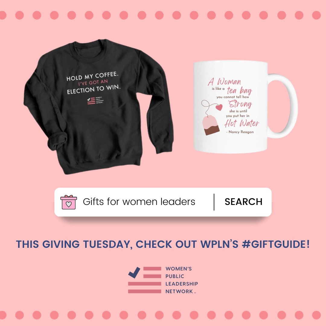 WPLNetwork's tweet image. It&apos;s #GivingTuesday! Don&apos;t miss this opportunity to support WPLN and women leaders. Any amount helps! Plus - receive a free gift from us when you place a recurring monthly donation of $25 or more.

🔗 to donate: hubs.la/Q02bcB5l0

#WomenLead #RepMatters