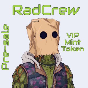 🌀🌀 NFT GIVEAWAY 🌀🌀

Prize: 1 RadCrew VIP Mint Token

Requirements: Like, Retweet, and follow <a href="/RadCrewDAO/">RadCrewDAO</a>

Winner drawn in 48hrs.

If you’ve got a MOB, or a TAT, drop ‘em in the comments below.