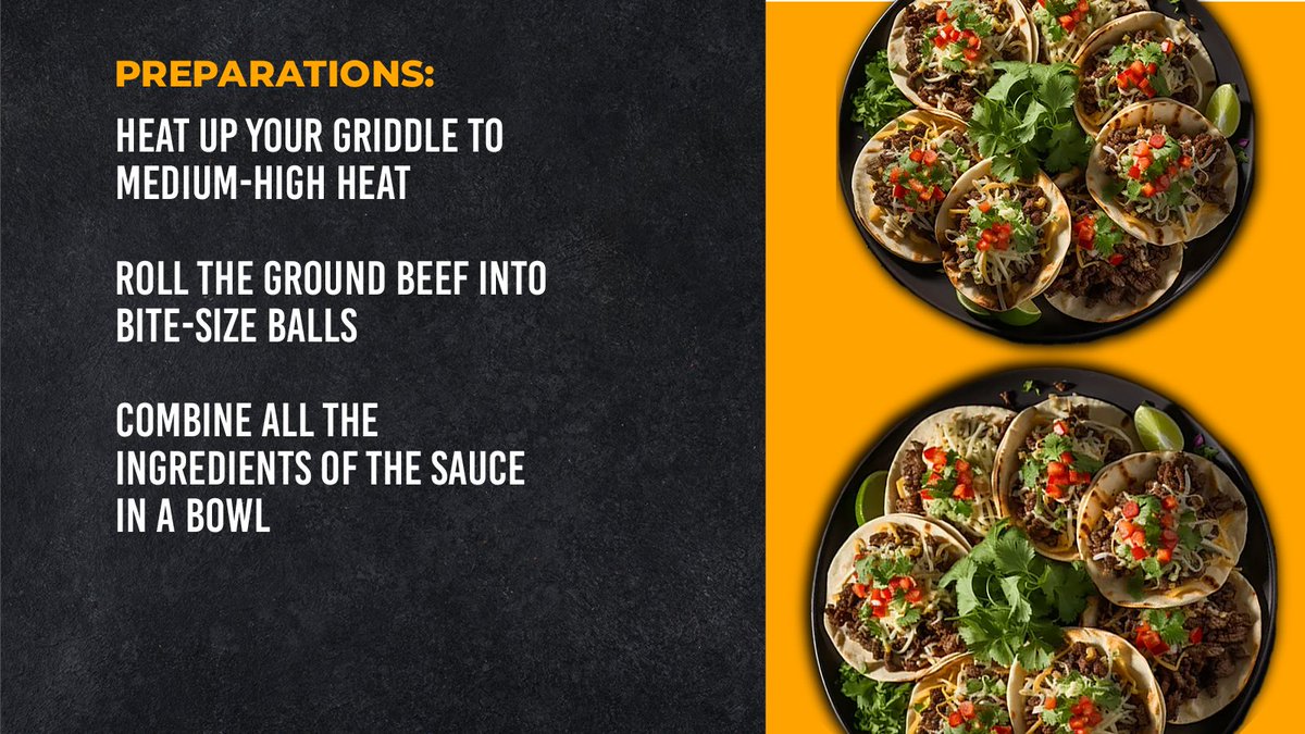 Here’s a tasty recipe for Brisket Smashburger Tacos by Meat Church—check it out!

Shop all meatchurch products here - rpb.li/2WEd 

#BBQ #BBQGrilling #BBQLife #BBQMaster #BBQSeasoning #BrisketSmashBurgerTacos #MeatChurch #Recipes