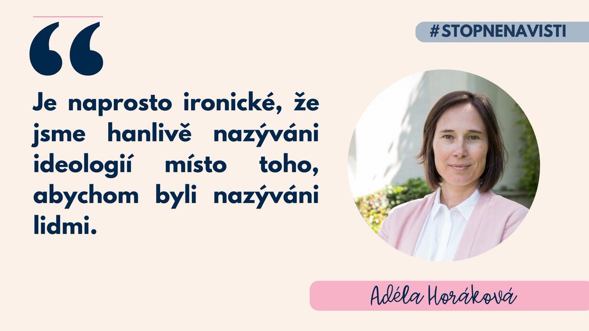 Forum50's tweet photo. O své zkušenosti s projevy nenávisti se s námi podělila i právnička a aktivistka z iniciativy @JsmeFer @Adela_Horak
📄👇
https://t.co/mpFNh4FXYC
#StopNenavisti
@EHPaNF
#fondyehp #norskefondy #programlidskaprava https://t.co/5J7xD1406w