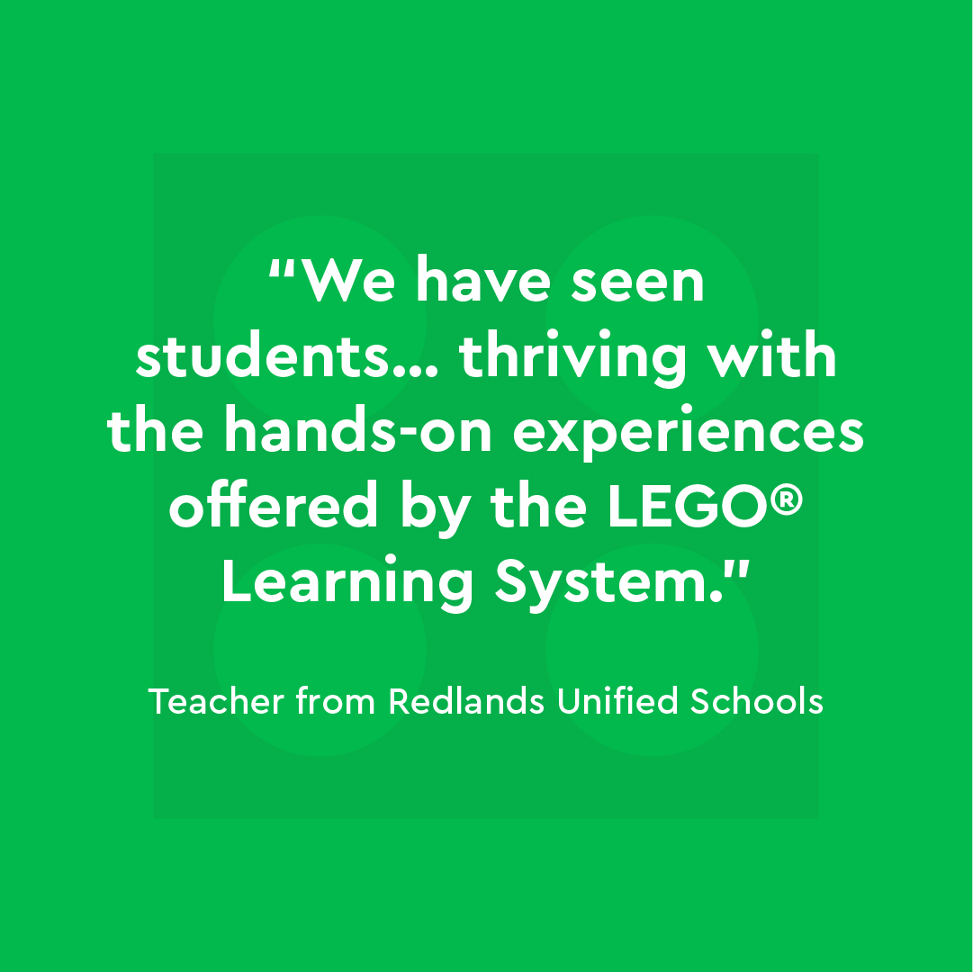 LEGO_Education's tweet photo. Once the LEGO® Learning System clicks into a curriculum, it stays. Read what teachers and students have to say before exploring more here: https://t.co/5msf3yG77L https://t.co/8FoTnoLgUF