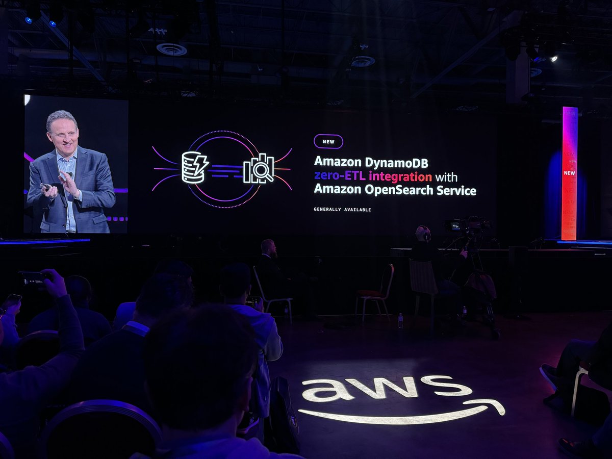 mattdevdba's tweet image. Search your DynamoDB data with ETL. #reinvent2023