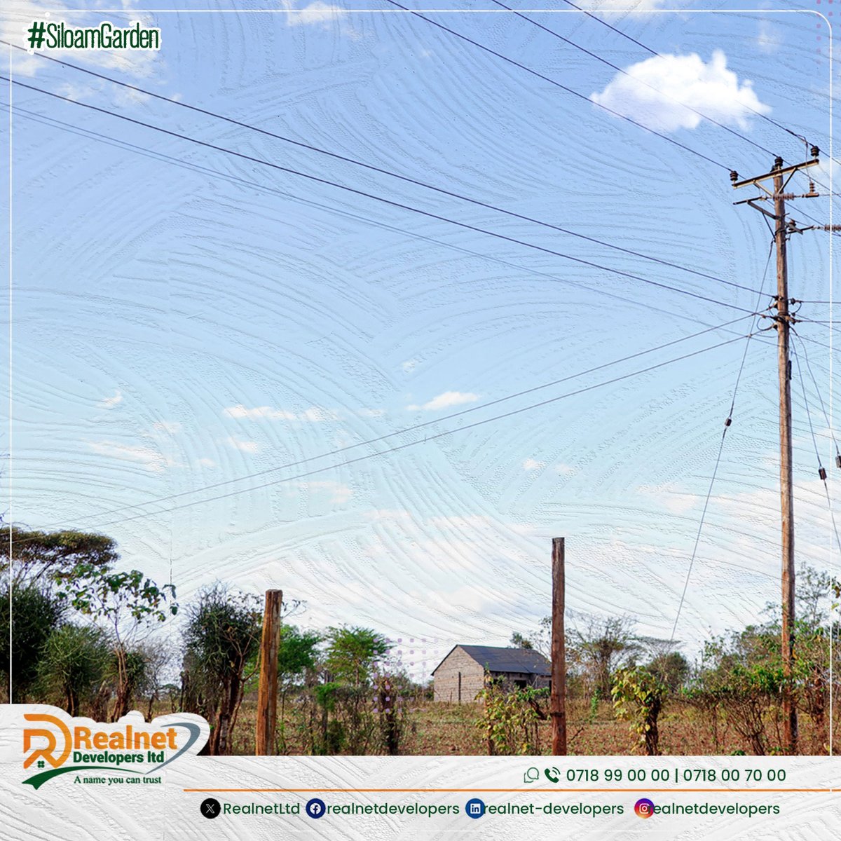 RealnetLtd's tweet photo. 🌿 Nestled in the heart of serene landscapes, 𝐒𝐢𝐥𝐨𝐚𝐦 𝐆𝐚𝐫𝐝𝐞𝐧𝐬 invites you to buy and build your dream home. 🏠 Seize the opportunity to create a haven that reflects your style and aspirations.

Call to Book: 𝟎𝟕𝟏𝟖 𝟗𝟗 𝟎𝟎 𝟎𝟎
#RealEstateDreams #LandForSale https://t.co/6B7YC0qPCK