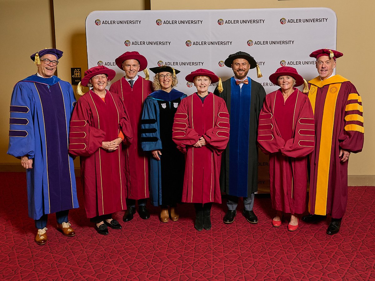 Adler University tweet media