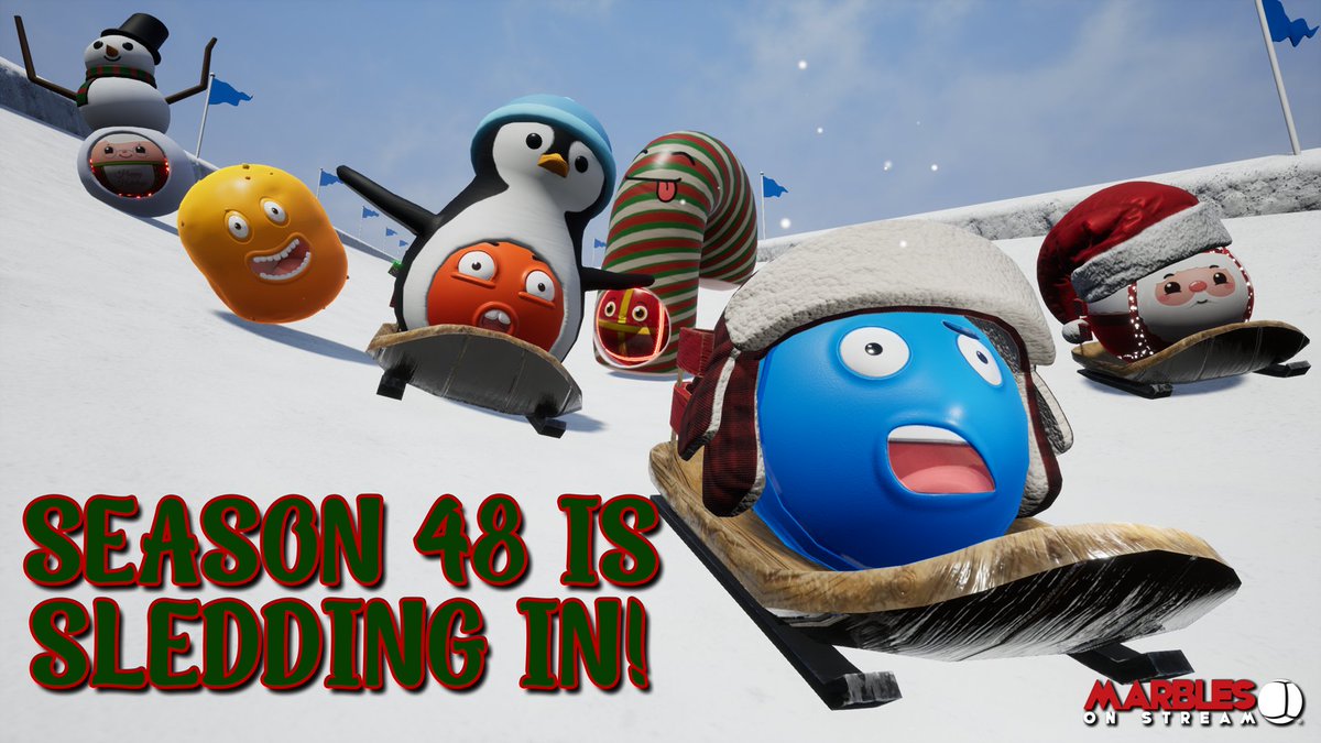 PixelbyPixelStu's tweet photo. 🎉 Brace yourselves, marble maniacs! 🏁

Season 48 of Marbles on Stream is LIVE and ready to roll! 🤩

❄️Grab your sleds and race through winter wonderlands, because this season is all about chilly thrills! 🛷

❄️ Don't miss the action - this season marble madness ends on Friday, January 5th, 2024! 📅

Let the icy adventures begin! 🚀

#MarblesOnStream #Season48 #WinterMarbleMadness #NewSeason #LaunchDay #Winter