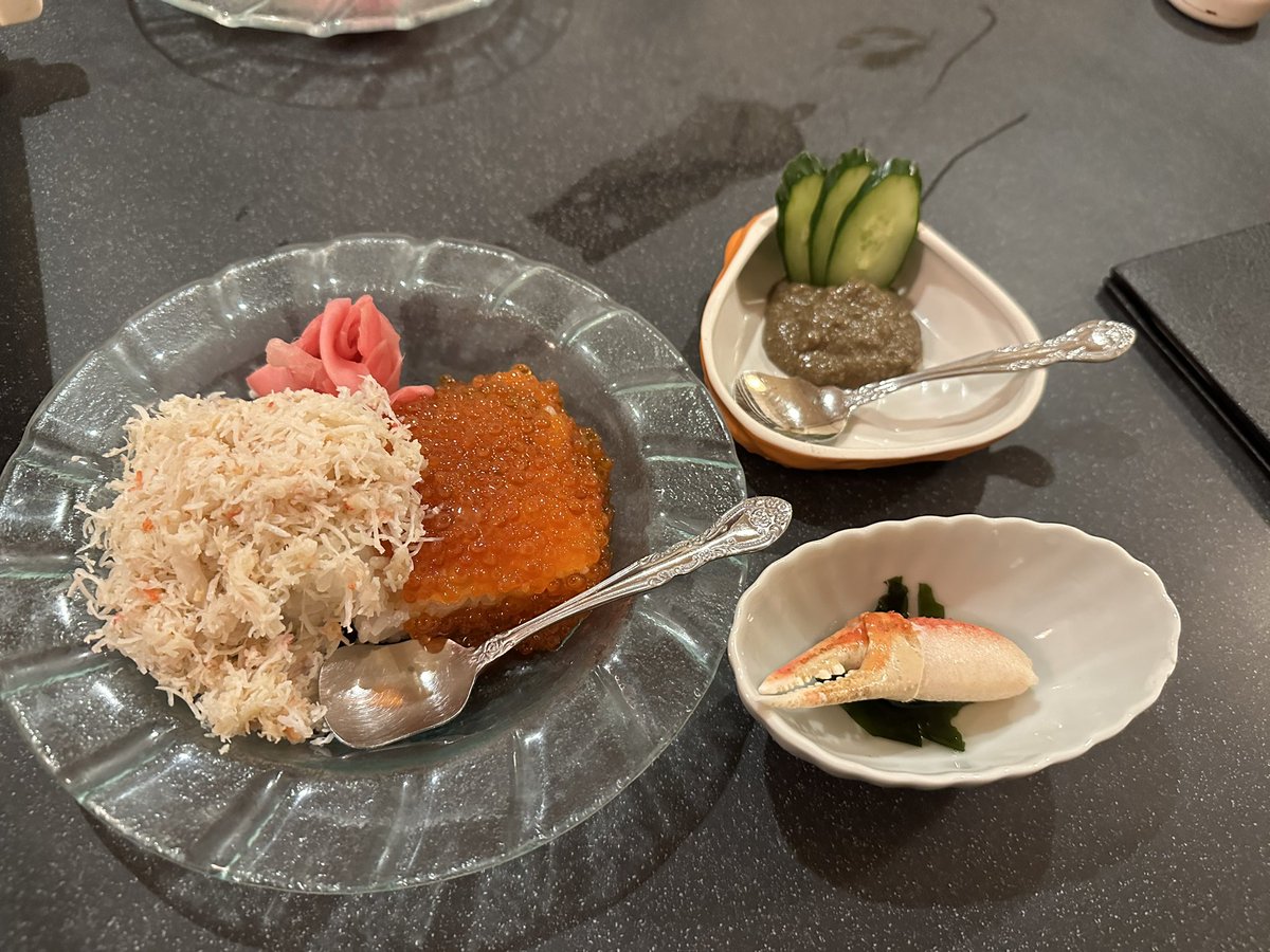 2年記念日は焼肉じゃなくてカニ🦀