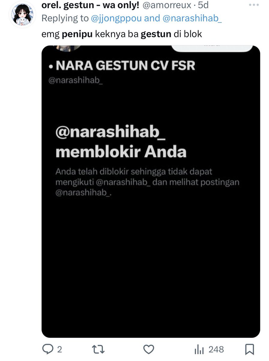gestunipukntl's tweet photo. penipu gestun https://t.co/t1UbLWp2To