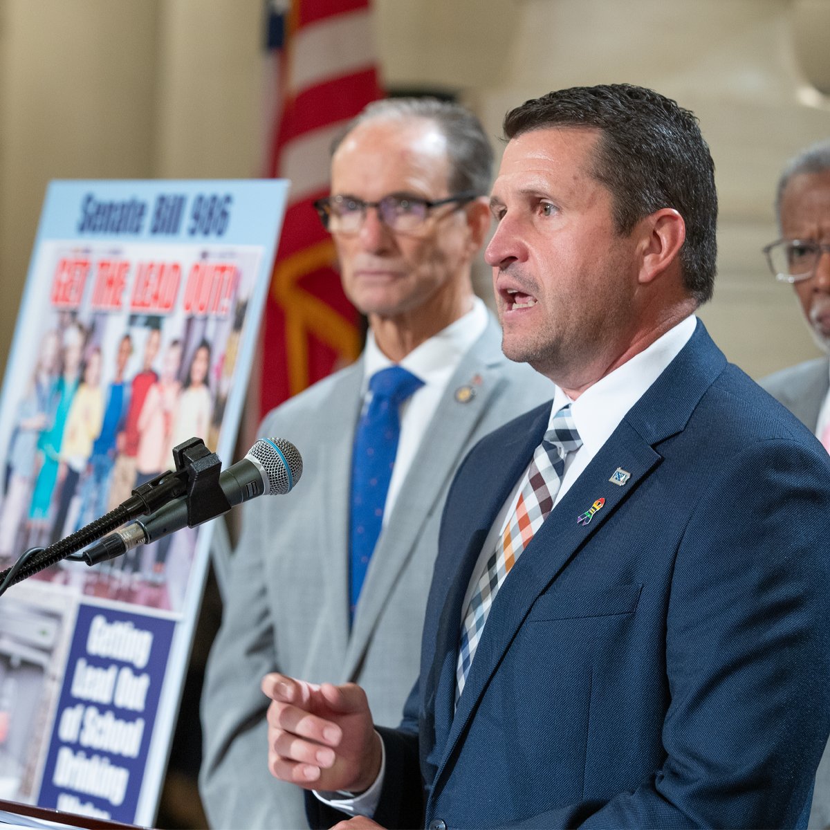 PASenateGOP's tweet photo. Legislation to require lead testing and mitigation in PA schools’ drinking water was announced by @SenRobinsonPA and others at the state capitol.
 #LeadFreeWater https://t.co/JZMxgPRqud