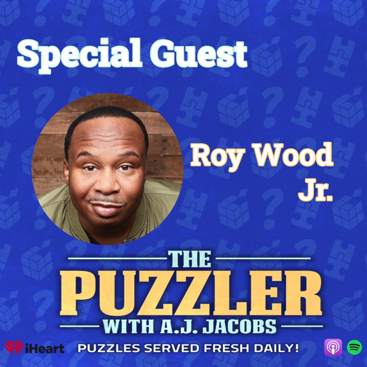 This week is @roywoodjr week on “The Puzzler” podcast. Please listen if you enjoy high-quality audio entertainment! He is very funny. iheart.com/podcast/1119-t…