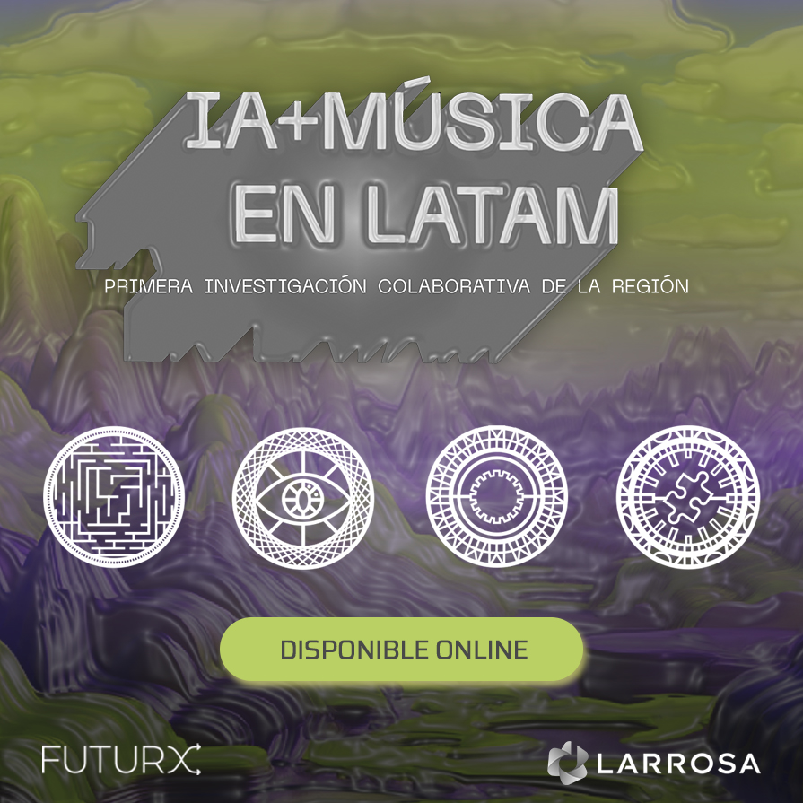 futurx__'s tweet photo. Presentamos IA + Música en LATAM, la primera investigación colaborativa de la región sobre inteligencia artificial (IA) y ecosistemas musicales en Latinoamérica https://t.co/TE3VbknDXf https://t.co/q3peHzsSJS