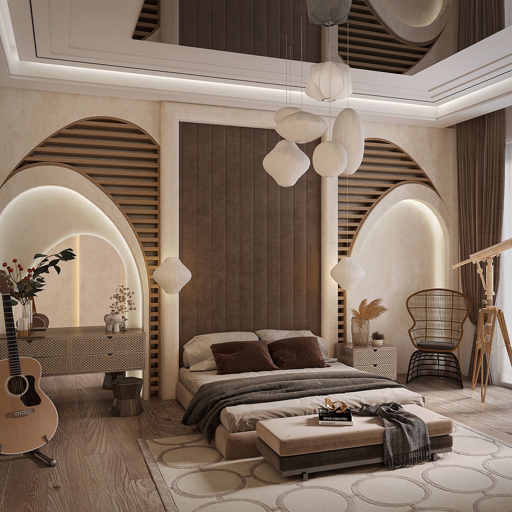 HomiloCompany's tweet image. 💢 Serene Sanctuary: A Neutral Organic Bedroom Design With Seamless Wardrobe Integration 

Slumber in the soft luxury of a nature-inspired, neutral bedroom, complete with an effortlessly adjoined, stylishly discreet wardrobe. 

#bedroomdecor #bedroomdesign #bedroom #bedroomideas