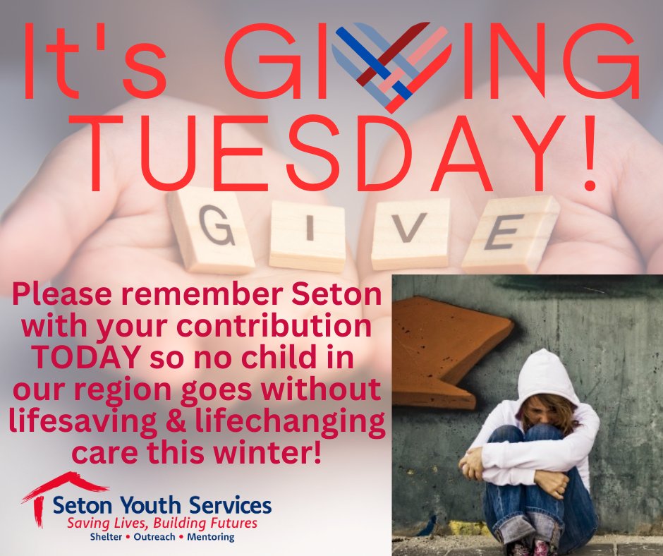 Today's the day--GIVING TUESDAY! Tap below: setonyouthshelters.networkforgood.com/projects/14628…