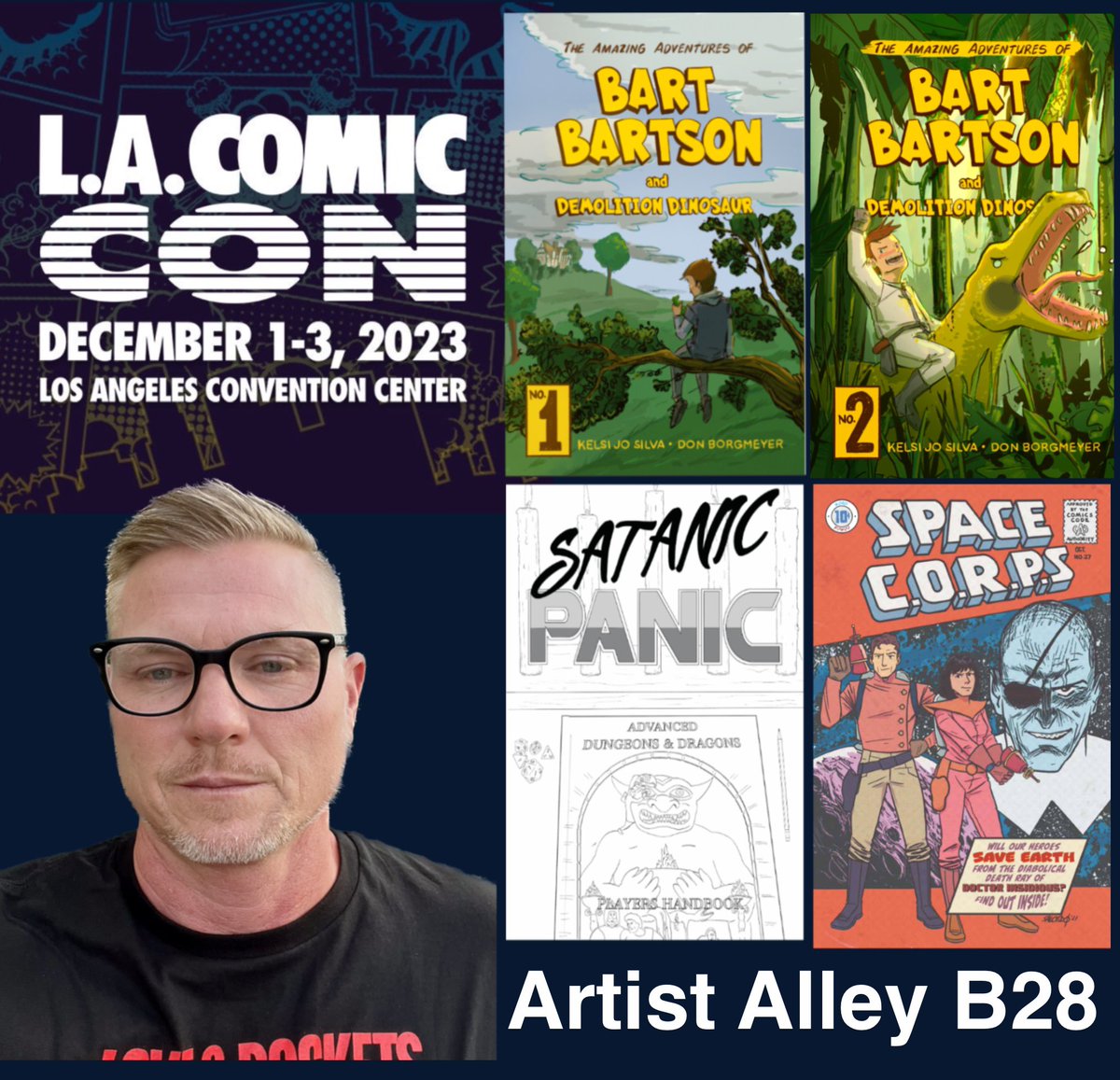 Updated with my new table (sigh). I’ll now be at B28 in Artist Alley. Hope to see you this weekend