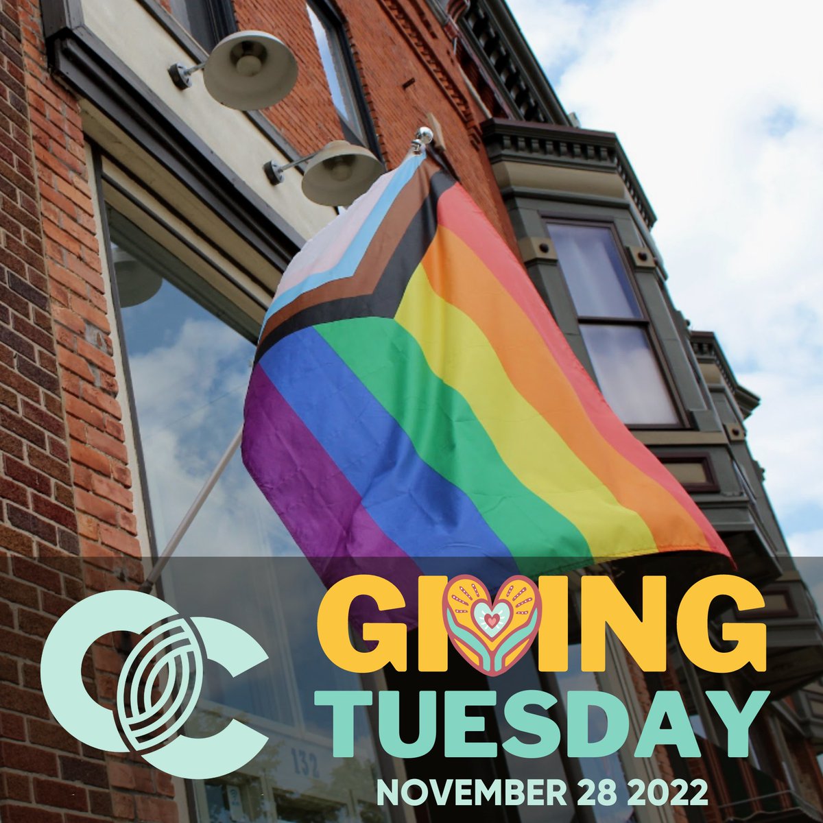 theoutcenter's tweet photo. It’s #GivingTuesday! Today, we’re looking to raise $2,500 to support LGBTQ+ individuals, families, and allies in Southwest Michigan. Your support makes this work possible!

To donate to the OutCenter, or set up recurring giving, click here: https://t.co/e6pa870TeQ https://t.co/umxbQbkGh3