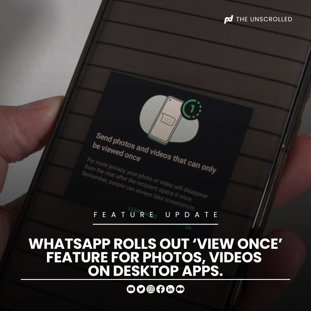 _P6TCS_'s tweet image. #whatsapp #Updates #viewonce #technews #TrendingNow