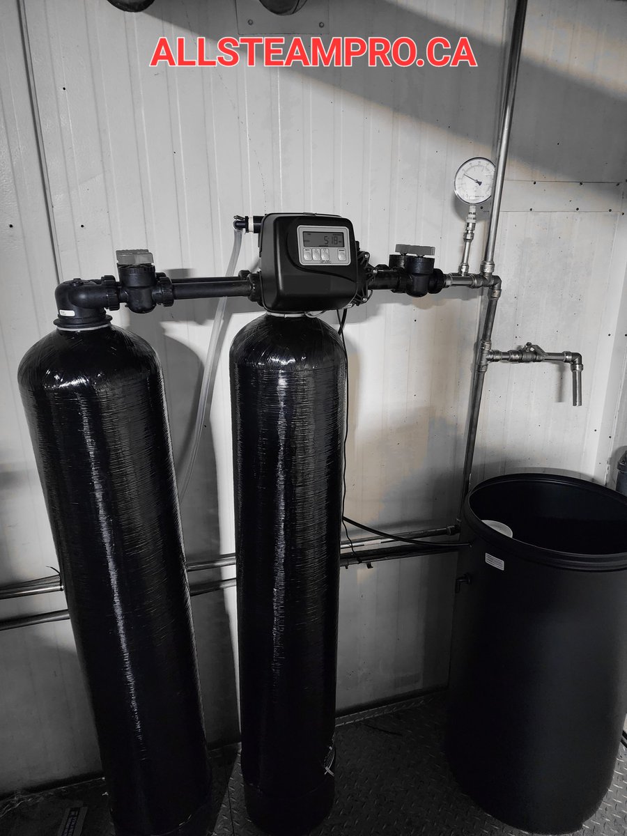 AllSteamPro's tweet image. Install duplex alternating water softeners. Contact us for any water softener needs. allsteampro.ca 1-888-222-8670 #softener #boiler