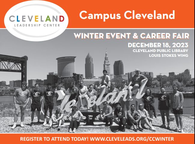 Looking for an internship, job, and/or to network with leaders in The Land? Register today for Campus Cleveland Winter Event &amp; Career Fair!

#csucareers #csuohio #careerfair #jobs #jobsearch #careerpath #markyourcalendars