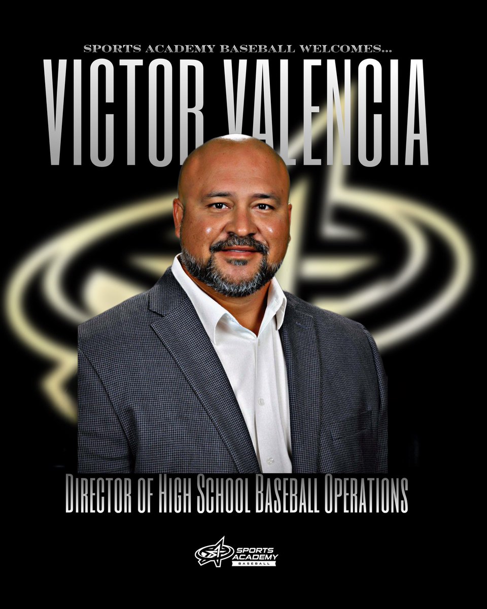 Please join us in Welcoming a huge addition to our Staff Victor Valencia - Director of High School Baseball Operations. 

Victor Valencia (HC at Montverde Academy) played 14 years of professional baseball Yankees, Reds, Rangers, Indians and Blue Jays. 

@_SABaseball
