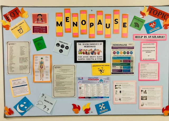 Anna Ward SJ ❤️ Staff Menopause Board 
Amazing team 💪
#colleaguessupportingcolleagues
#menopausematters
#knowledgeispower
