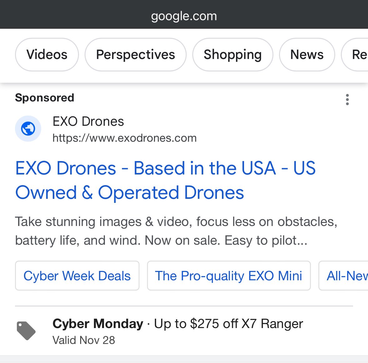 Exo drones for sale deals