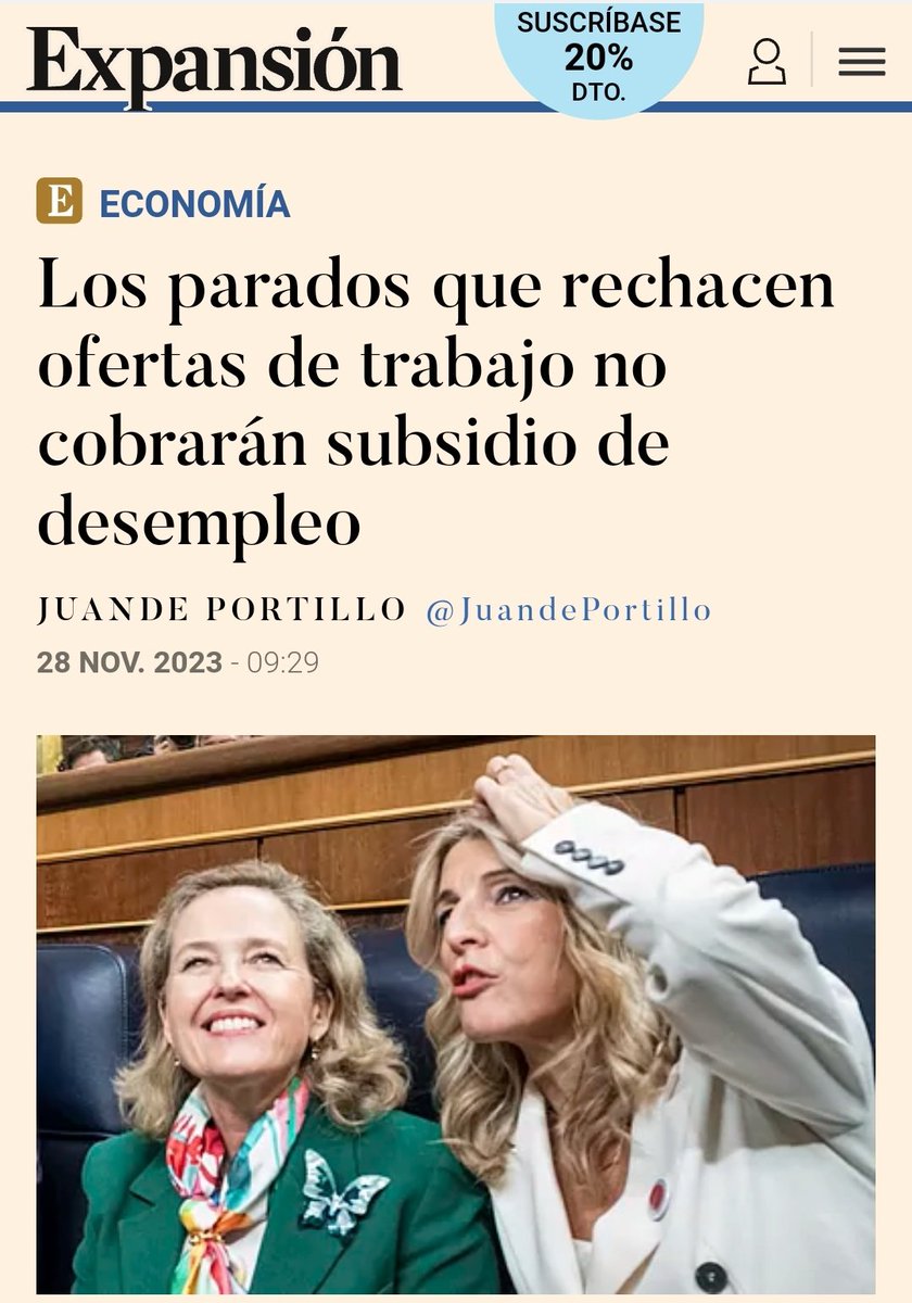 Vict0r__87's tweet image. A Aznar se le hizo una huelga general en 2002 por querer retirar la prestación a un parado que rechazara 3 veces una oferta de empleo.

El «gobierno más progresista de la historia» te quita tus derechos con sonrisitas y perspectiva de género y, encima, no gobierna la derecha.