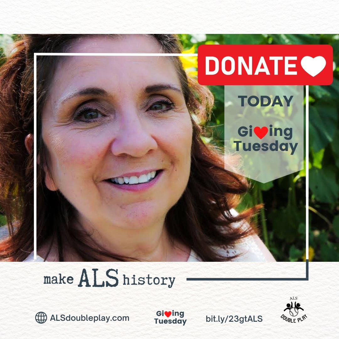 On this #GivingTuesday, let's celebrate the spirit of selflessness and compassion! our generosity is making a difference in the lives of those battling ALS, just like Brigitte. bit.ly/23gtALS #givingtuesdaycanada #givingback #ALS #LouGehrigsDisease #makeALShistory