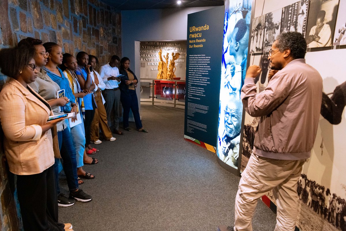 Kigali_Memorial's tweet image. A heartfelt congratulations to our guides &amp;amp; reception team for a successful training in interpretation skills, group management &amp;amp; the use of storytelling as a powerful tool for engagement. A milestone in delivery of a more engaging, and impactful experience for our visitors.