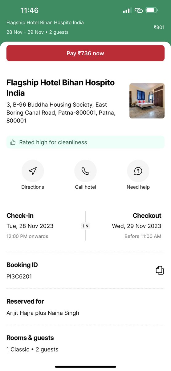 Arijithajra's tweet photo. @riteshagar if you cant run a business in proper way then stop it dont harass people like this. Shame on you @OYO4U . You are saying rooms are not available at 11.30 at night while the booking is done since morning while having a lady with me in patna city. https://t.co/zbMIVtLRYg