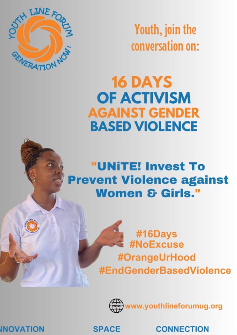 🗣️Championing young people at the frontline to End Gender Based Violence against Women and girls. Raise awareness, and empower victims for a safer future. #EndGenderBasedViolence #16DaysOfActivism #NoExcuse #OrangeUrHood