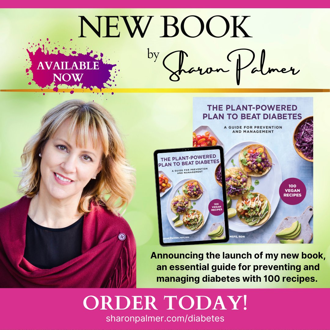 Happy #WorldVeganMonth! Did you know that you can help prevent type 2 diabetes—as well as help manage and reduce your risk of complications—with a plant-based diet? Check out my new book The Plant-Powered Plan to Beat Diabetes for a science-based plan t...
sharonpalmer.com/diabetes
