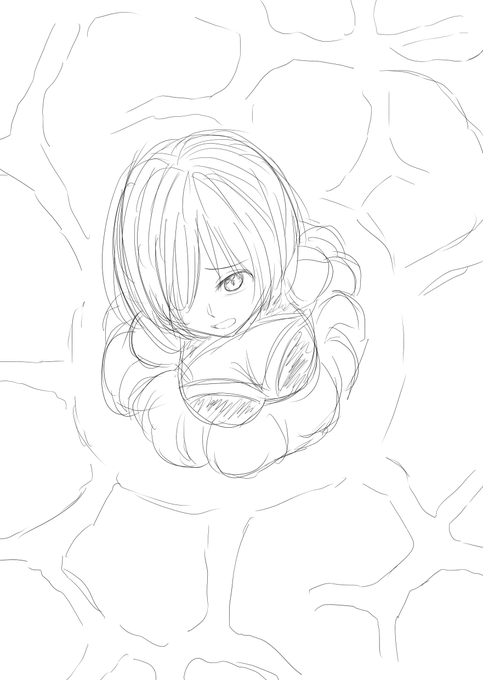 絵を描く時にはいつも思う事ですが、頭の中で思い浮かんだものを出力するのは難しいですね。 