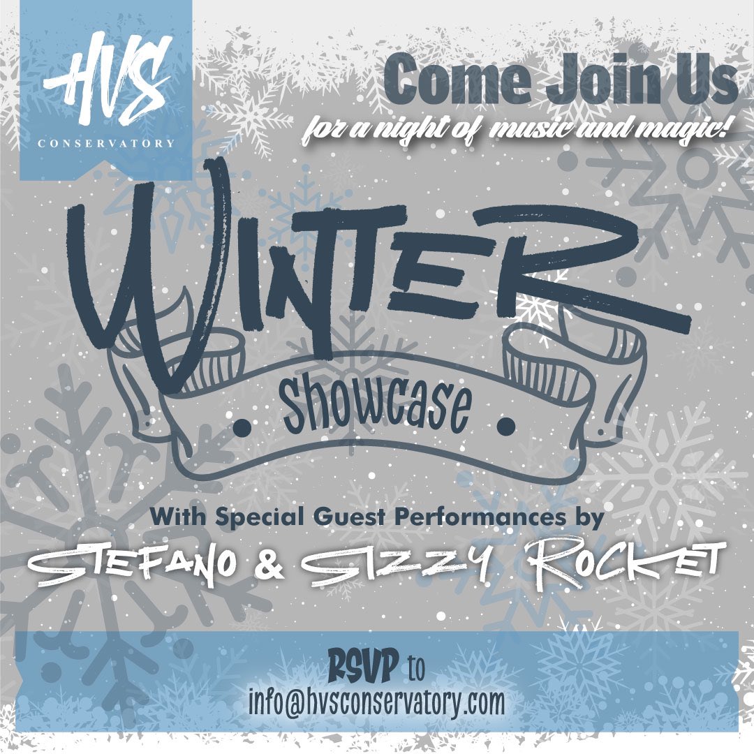 ConservatoryHvs's tweet photo. December 10th is HVSC's seasonal showcase! It is going to be an EPIC concert open to all who would like to come! RSVP is required as there will be a strict guest list. 

RSVP to secure your spot and we look forward to welcoming you into our community! info@hvsconservatory.com https://t.co/5g0UQTTgqb