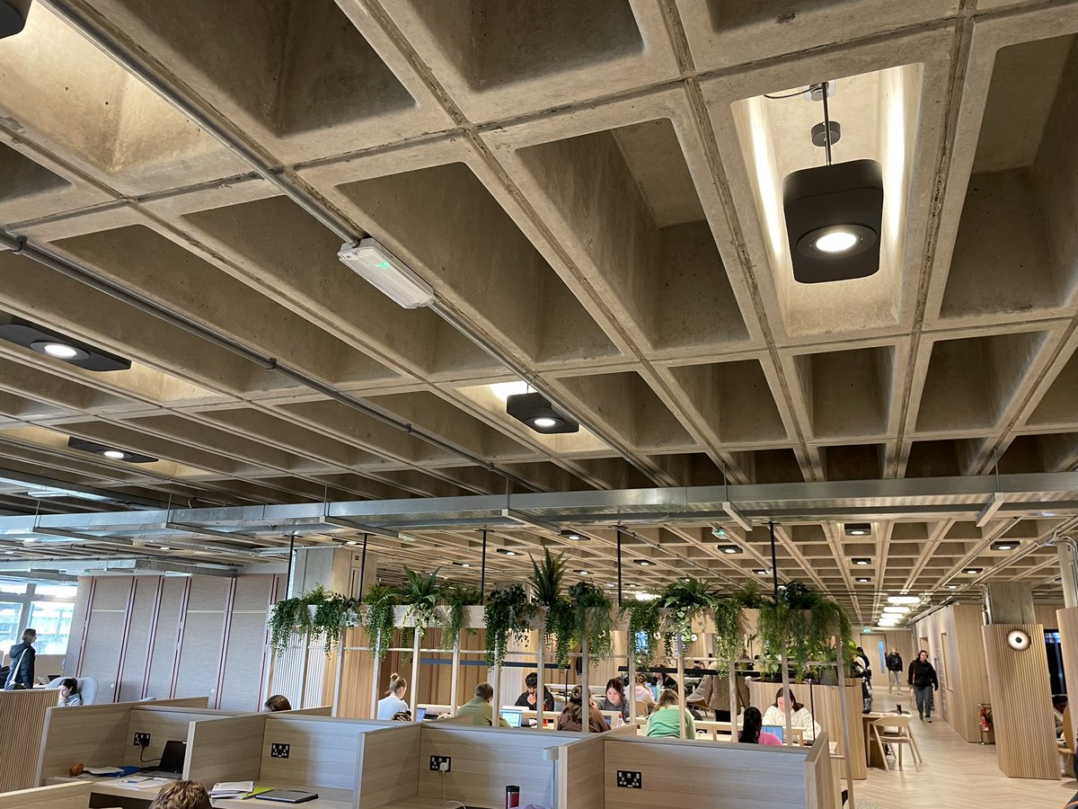 GreenhallMatt's tweet photo. Huge thanks to @SandriCollins & @UCDLibrary colleagues for hosting @LivUniLibrary today & showing us the wonderful spaces of the James Joyce library #basilspence. Thoughtful spaces to inspire and engage, with exciting plans to come! https://t.co/S7BtdK47FK