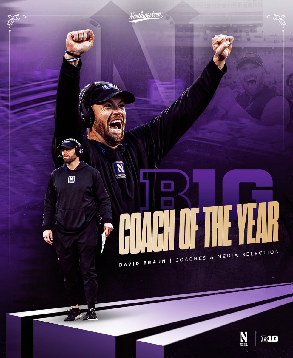 The Consensus Big Ten Coach of the Year 🫡