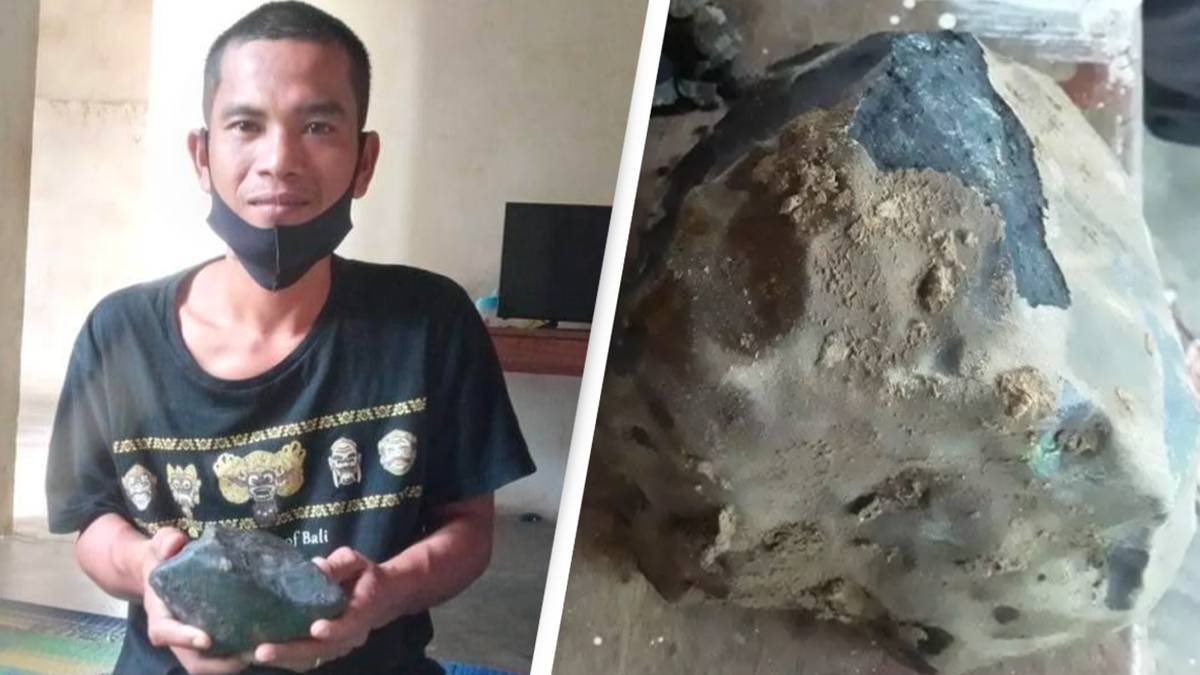In Indonesia, a 33-year-old man became an instant millionaire after a meteorite came crashing through his roof and landed in his living room. The meteorite is estimated to be 4.5 billion years old and valued at around $2 million.