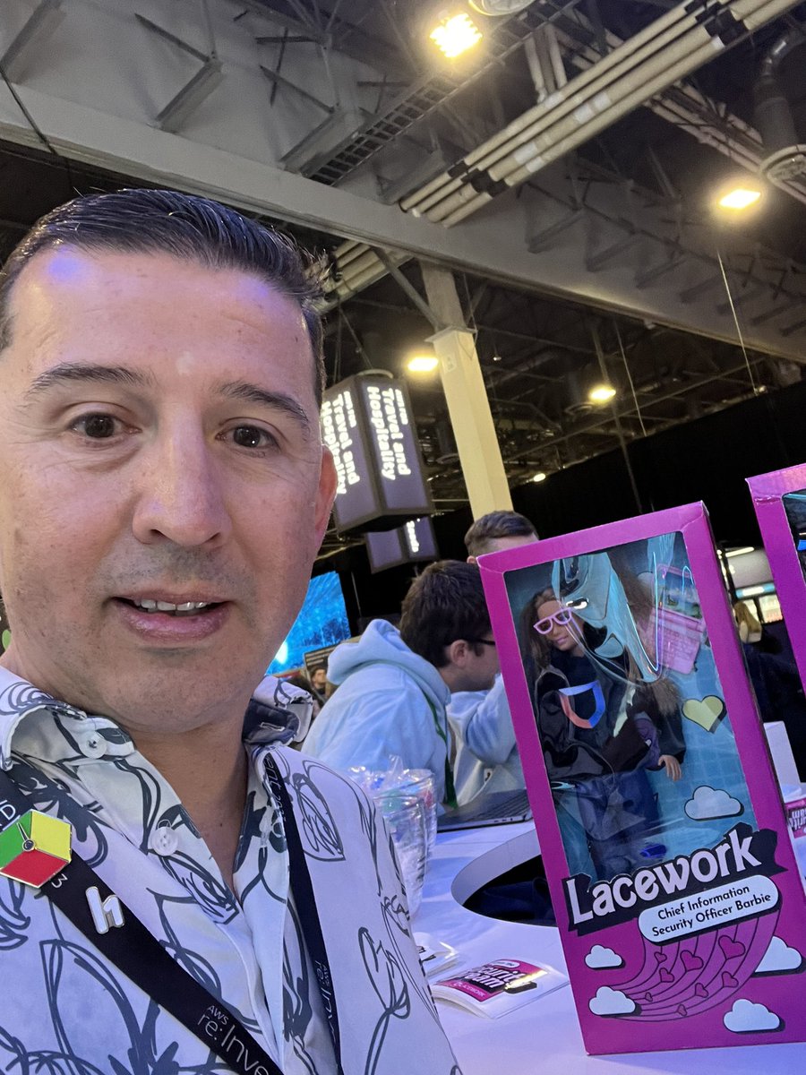 DJESTIBAN's tweet photo. @Lacework 
#awsreinvent2023 https://t.co/39a7NKxE2A