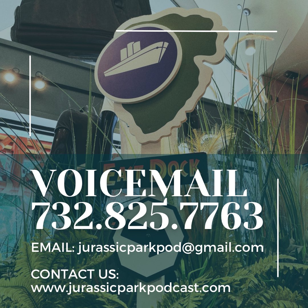 MAILBAG TIME!!

Call our voicemail line to leave us a message. You can also email us!

What Jurassic thoughts have been on your mind lately? We can’t wait to hear. STREAMING TOMORROW NIGHT, SO CALL NOW!