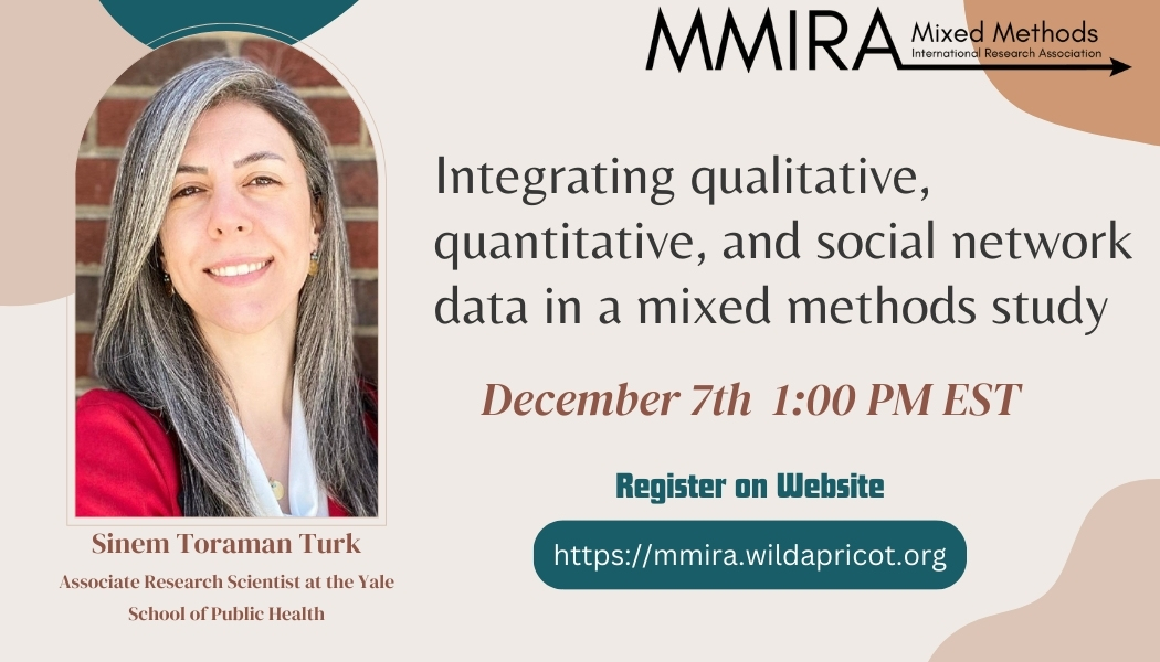 @MMIRAssociation presents its next exciting Webinar below for the season. 😀 It is FREE for members and non-members. Make the most of it! Register now on mmira.wildapricot.org #research #mixedmethods🏃‍♂️ 👇