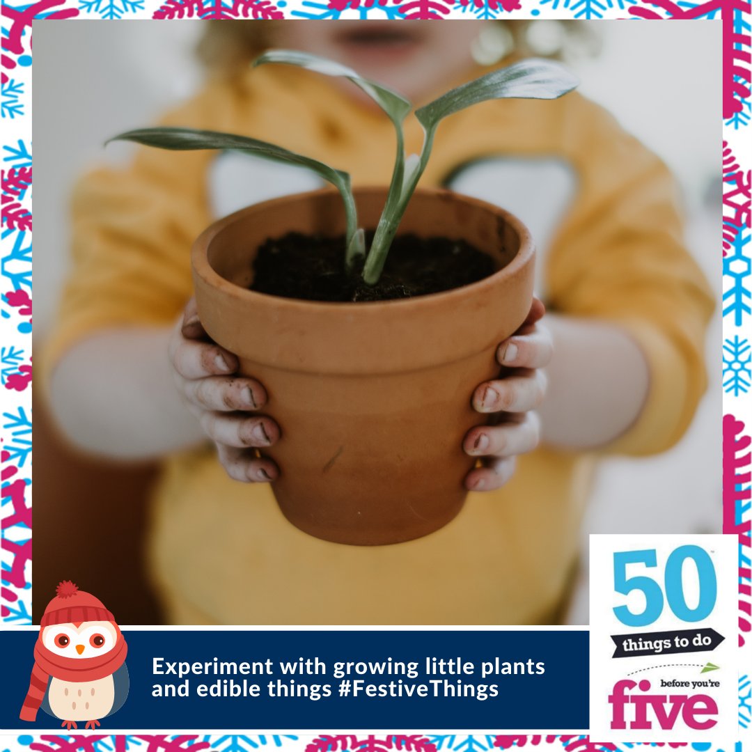🌱It’s never the wrong time of year to experiment with growing. See 50 Things to Do Before You’re Five to learn more about Growing Little People, Plants, and Things bit.ly/FestiveThings
#FestiveThings #BeWinterWise #Cambridgeshire #Peterborough @CambsEYC