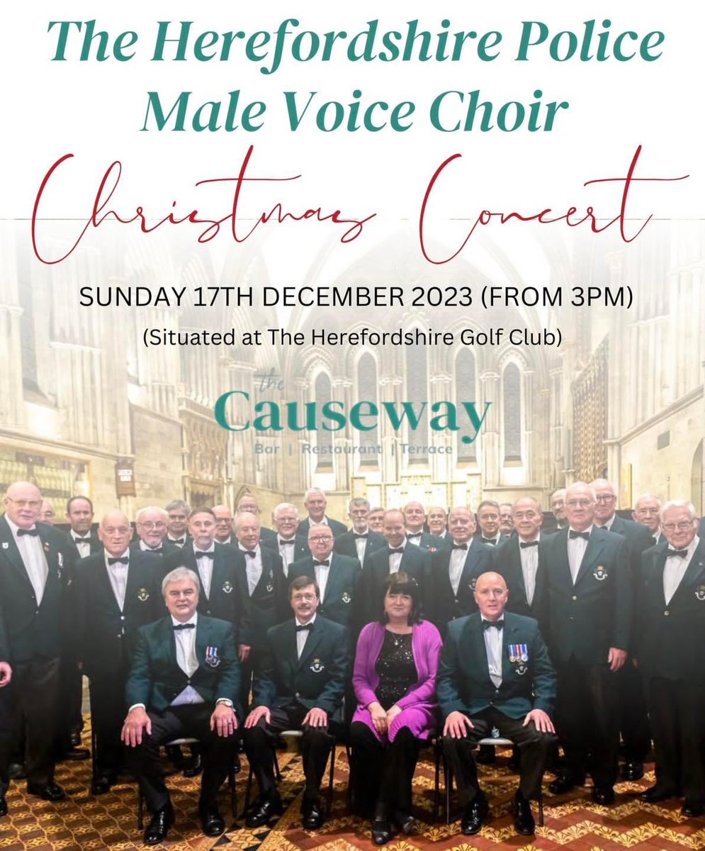 Hereford PoliceChoir tweet media