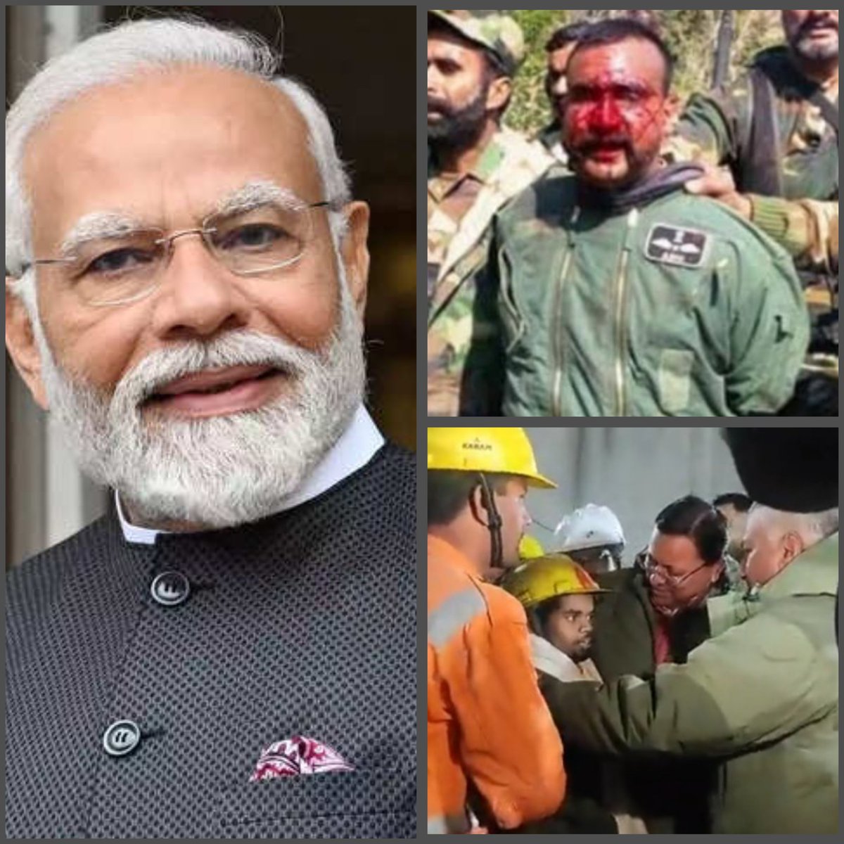 Starboy2079's tweet photo. He brought back Capt Abhinandan from Pakistan

He brought back trapped Indians from Ukraine, Libia, Sudan, Israel, Afghanistan

He brought back 41 workers from collapsed tunnel

If India is a family then he is head of this family

And he loves each n every member of this family

My PM My Proud @narendramodi ji