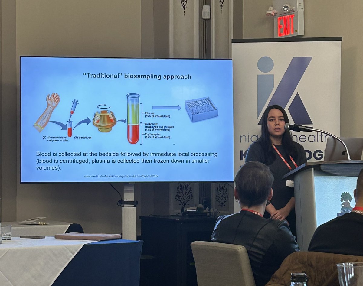 @CCIRNet @JenniferTsang12 @OslerHealth @CCCTG_ #NHKI research student @VanessaGyorffy from @McMasterU presents a study, funded by COVID-19 NoN Undergrad Student Scholarship, examining the feasibility of a “simplified” biosampling protocol, enabling community hospitals to participate in translational studies. @CCCTG_@CCIRNet