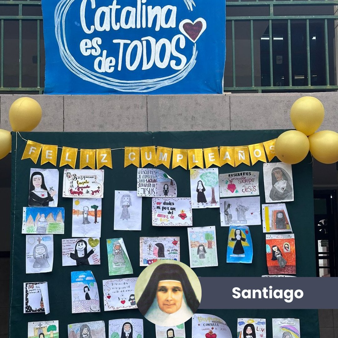 Ecos del Festejo del bicentenario de Madre Catalina 🎂

💫El carisma Catalino nos une y ayer estuvimos festejando los 200 años del nacimiento de nuestra madre fundadora, Catalina de María Rodríguez (Josefa Saturnina), a quien celebramos en todas las comunidades.