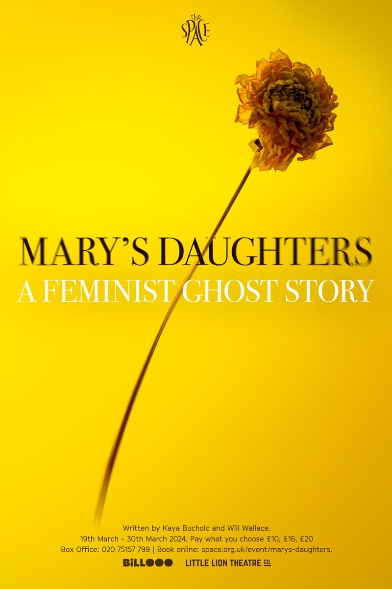 New Poster for #marysdaughterslondon #feministghoststory #marywollstonecraft #maryshelley #fannyimlay 

Coming to <a href="/SpaceArtsCentre/">The Space</a> in March ‘24! Book tickets: space.org.uk/event/marys-da…
