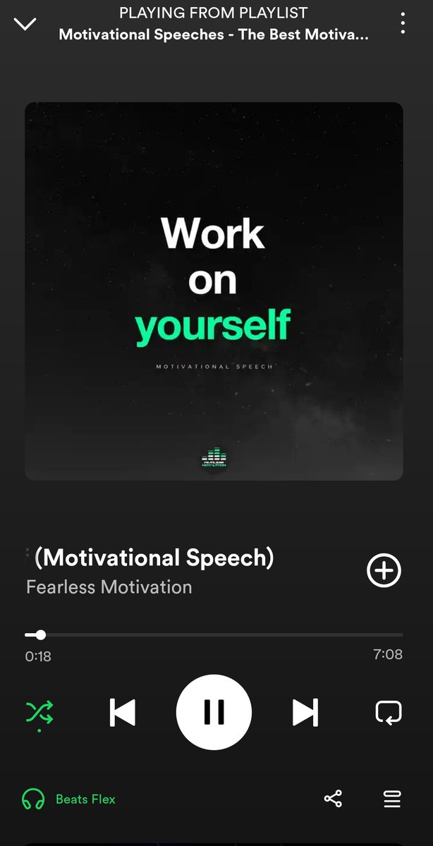Bebopalooi's tweet photo. #bestplaylist #motivation #fearless #Spotify https://t.co/lX8ehnhfiO