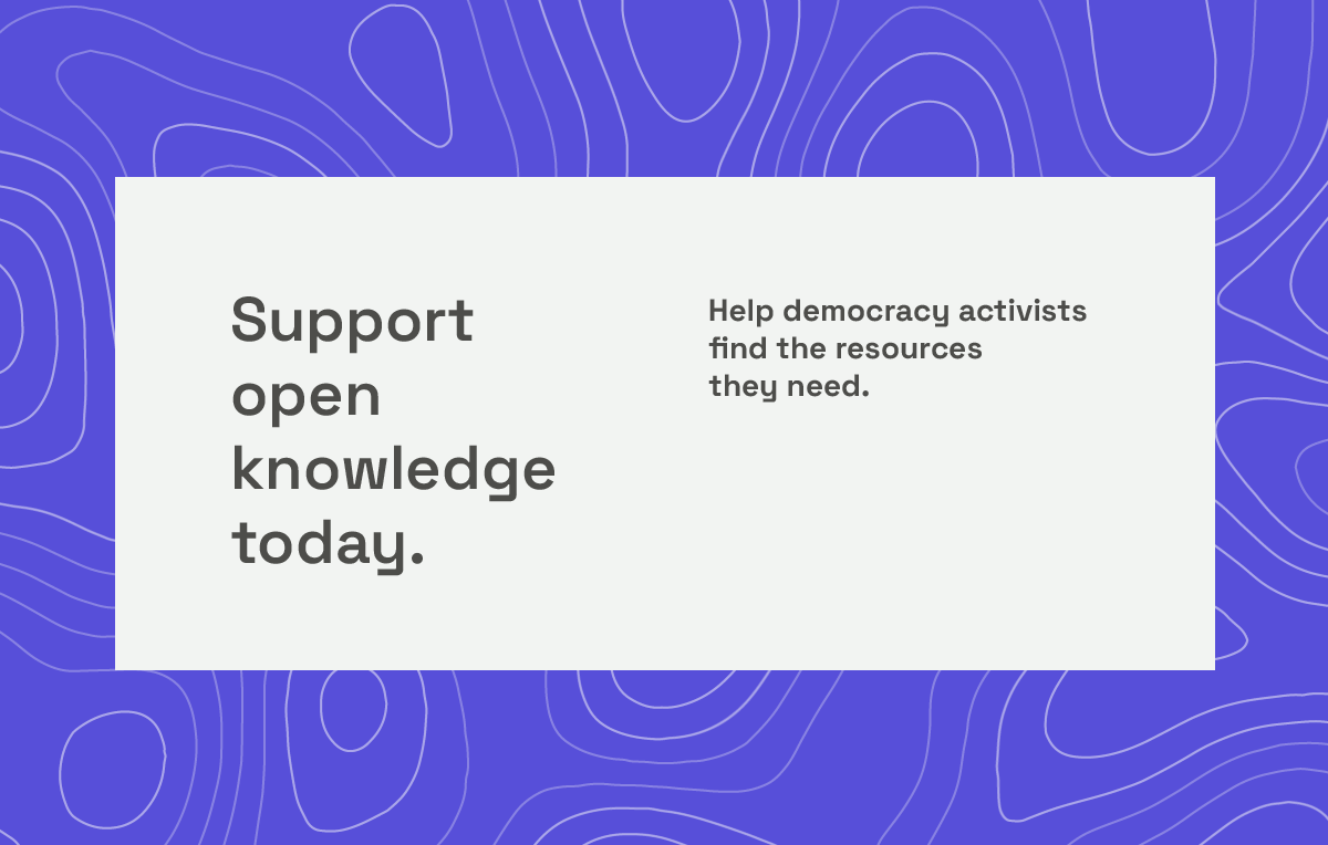 🌟 This #GivingTuesday, please consider supporting the Civic Tech Field Guide.

Every donation helps maintain our free directory, bolstering democracies with tech and inter-connecting the field.

opencollective.com/civic-tech-fie…

#CivicTech #TechForGood #OpenSource #DonateOrShare