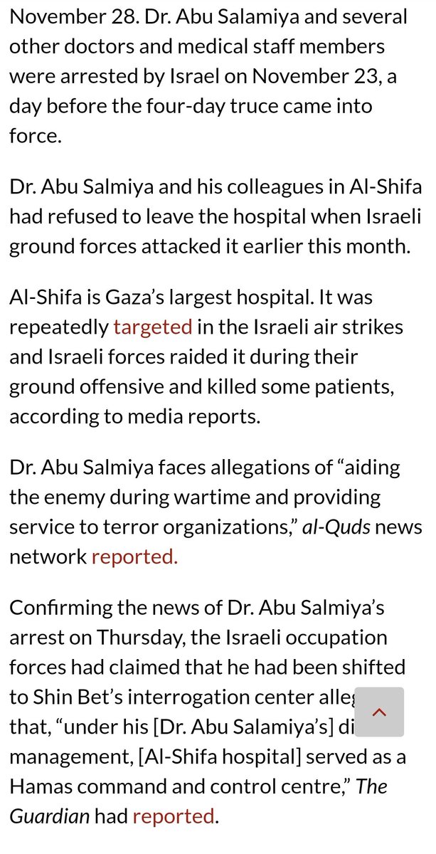 @kenaviba @ChihabiMustapha @RamiJarrah Also, you are aware the paediatrician & medical director from Al-Shifa Dr Salmiya was snatched from a UN convoy & has been being held since 23rd? More lies. Finally, more news on that & they are terrorising him too. Ofc IOF left Al-Shifa after planting flags & damaging equipment